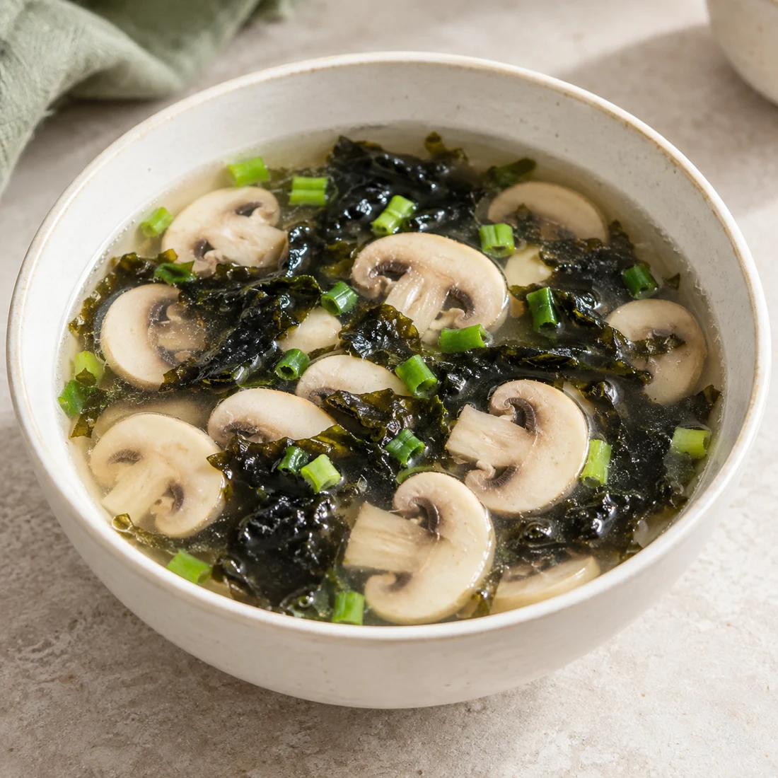 口蘑紫菜湯